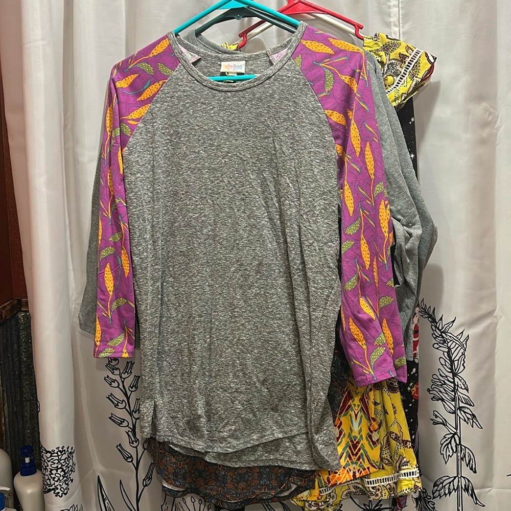 Lularoe 3/4 sleeve two toned